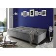 Sofa mit Schlaffunktion in Grau 'Delia' - Schwarz/Grau, MODERN, Holzwerkstoff/Kunststoff (206/95/95cm) - Livetastic Sofa mit Schlaffunktion in Grau 'Delia' - Schwarz/Grau, MODERN, Holzwerkstoff/Kunststoff (206/95/95cm) - Livetastic