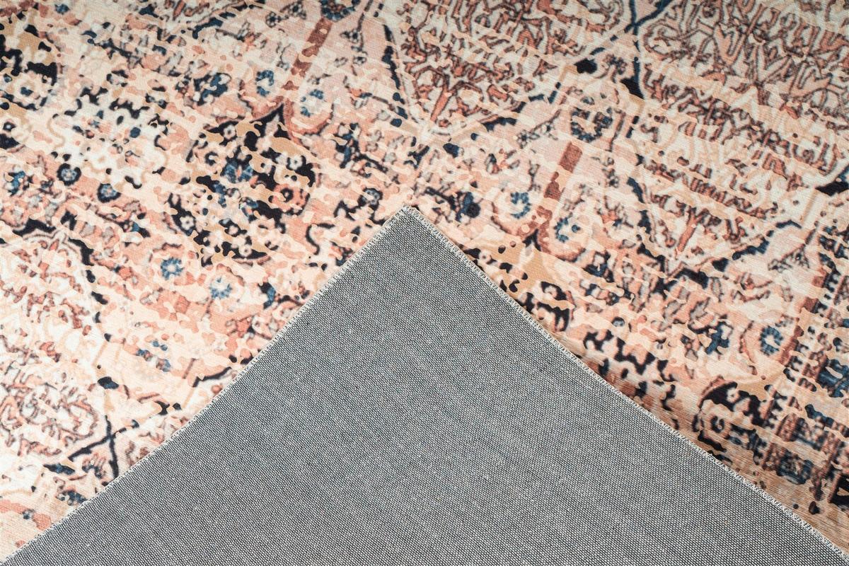 FLACHWEBETEPPICH Galaxy 1400 Beige / Blau - Blau/Beige, Basics, Textil (200/290cm) - Kayoom