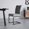 SVIKTSTOL NELIA - grå/svart, Modern, metall/trä (45/95/60cm) - Bessagi Home