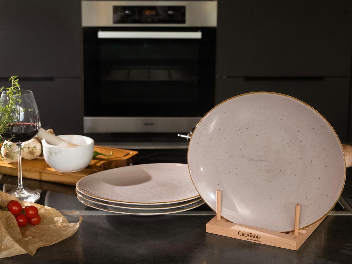 Set Krožnikov Za Zrezke Brown, 4-Delni - umazano rjava, Basics, keramika (30,5/26cm) - Creatable