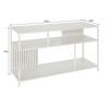 HYLLA MODANO -EXKLUSIV- - kashmir, Modern, metall/trämaterial (115/70/35cm) - Mömax