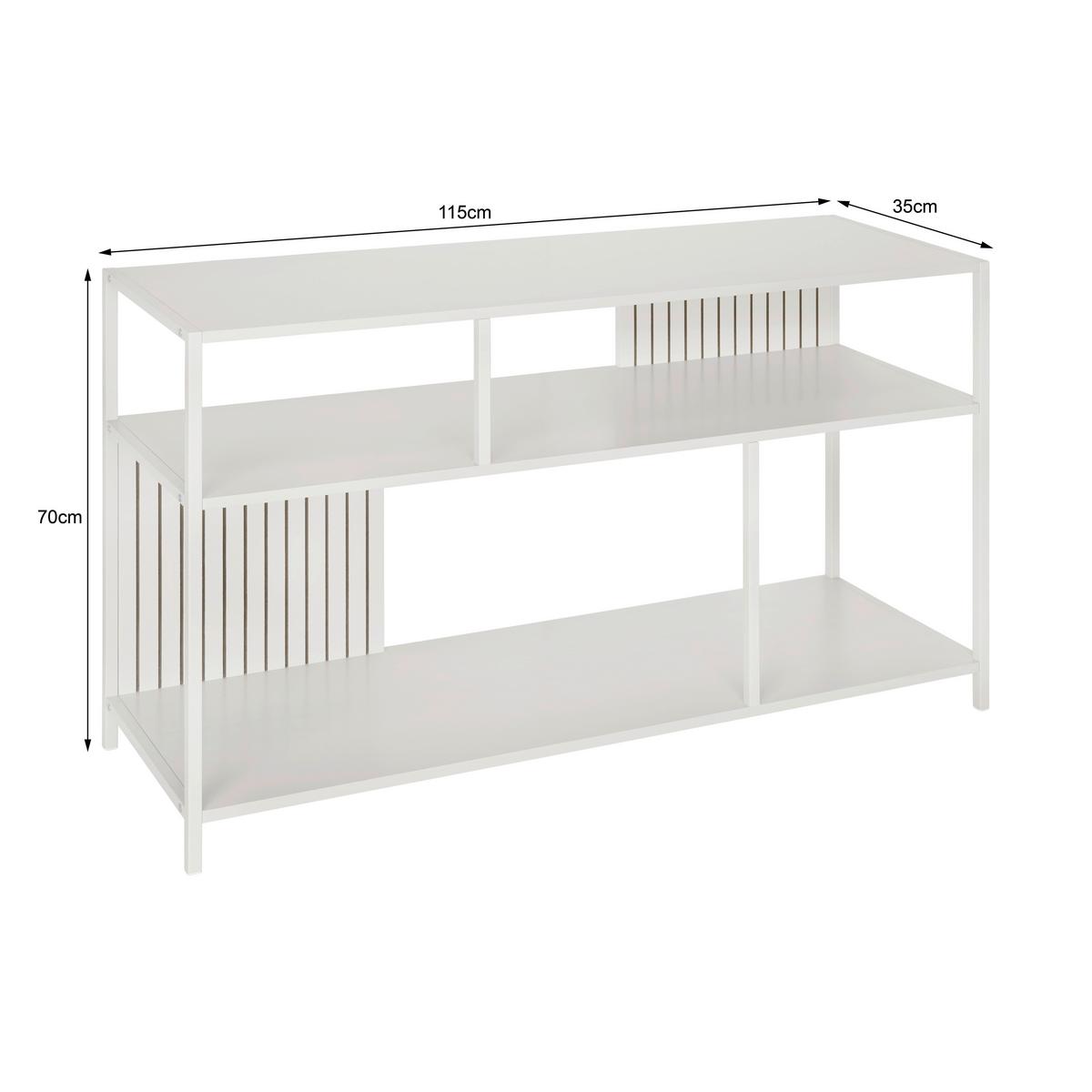 Polica Modano - kašmir, Moderno, drvni materijal/metal (115/70/35cm) - Modern Living