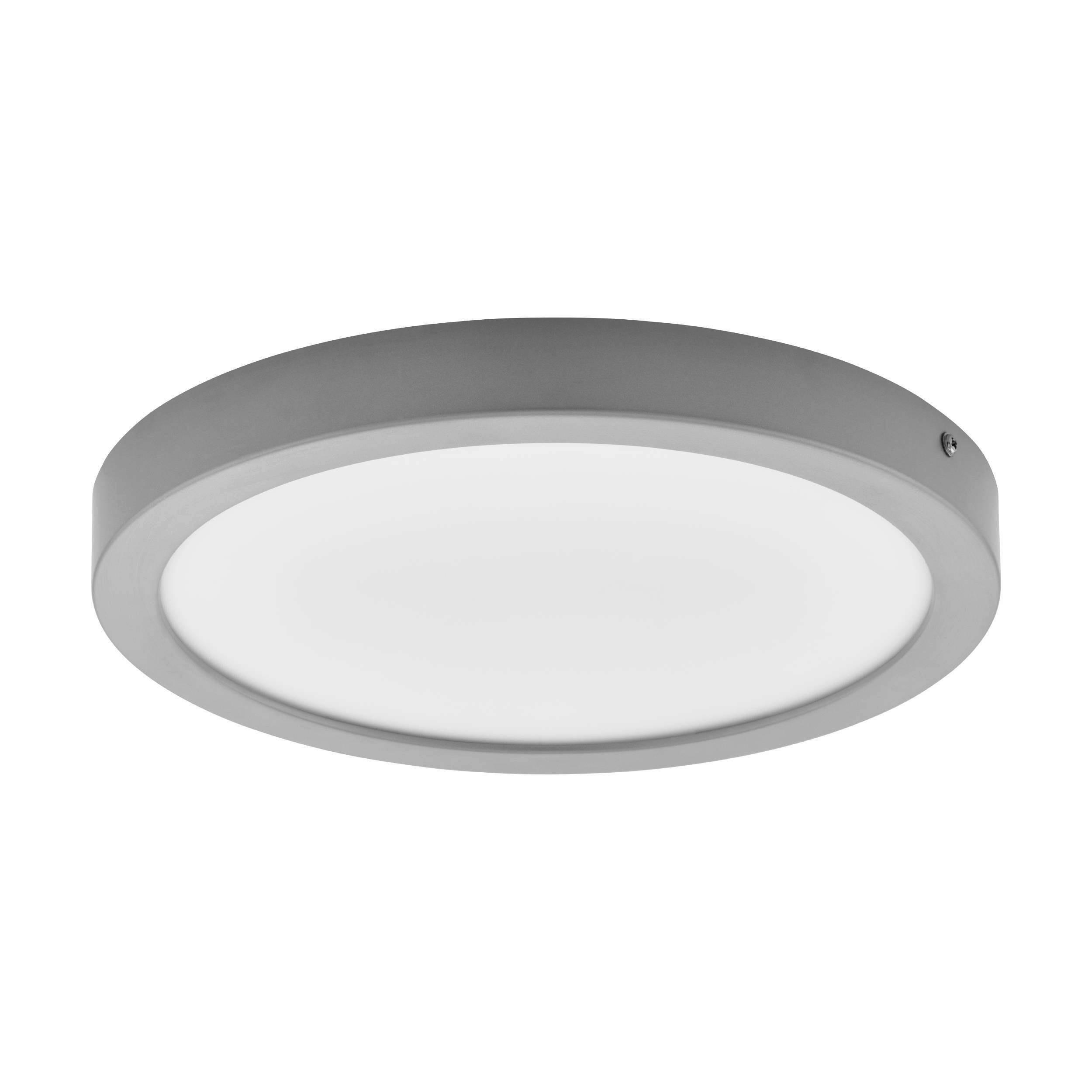 Aufbauleuchte 75636 Idun 2 Weiss - Weiss/Silberfarben, Basics, Kunststoff/Metall (30/3,2cm) - Eglo