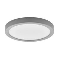 Aufbauleuchte 75636 Idun 2 Weiss - Weiss/Silberfarben, Basics, Kunststoff/Metall (30/3,2cm) - Eglo