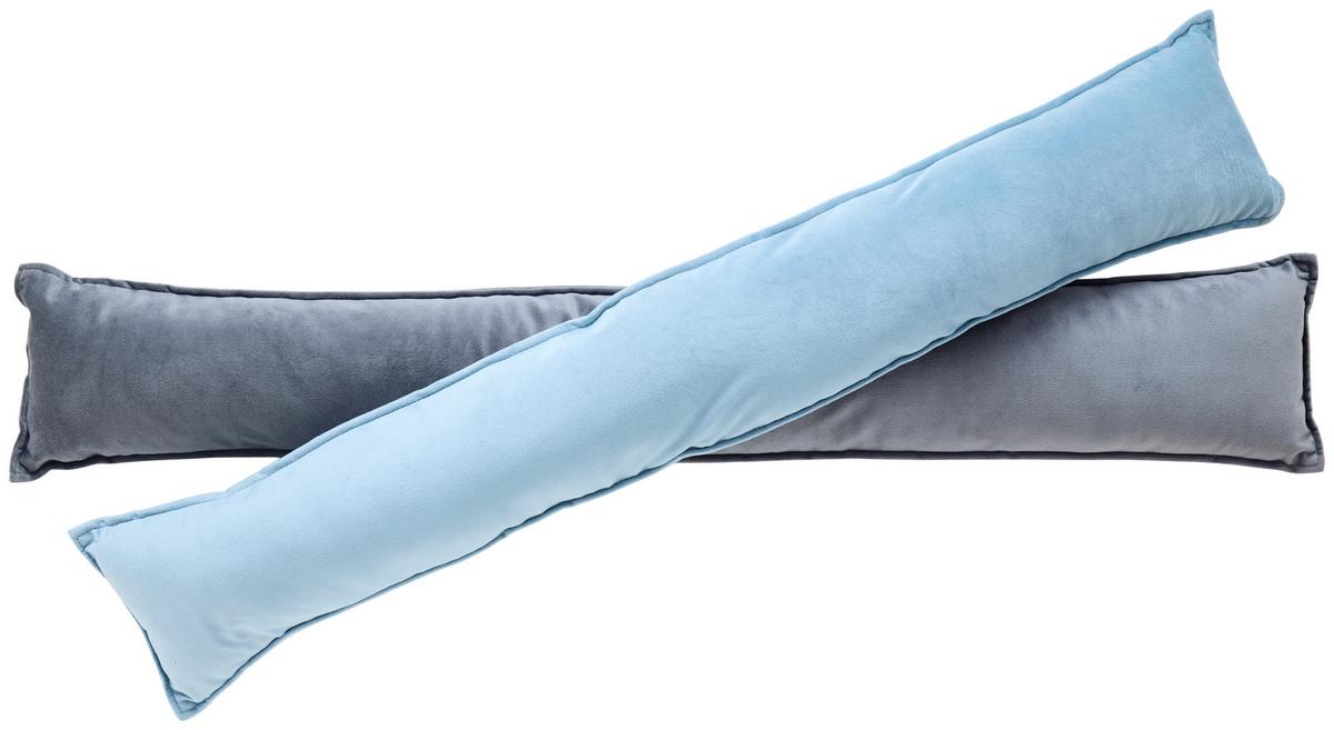 Zugluftstopper Eva diverse Farben - Blau/Grau (15/90cm) - Mömax