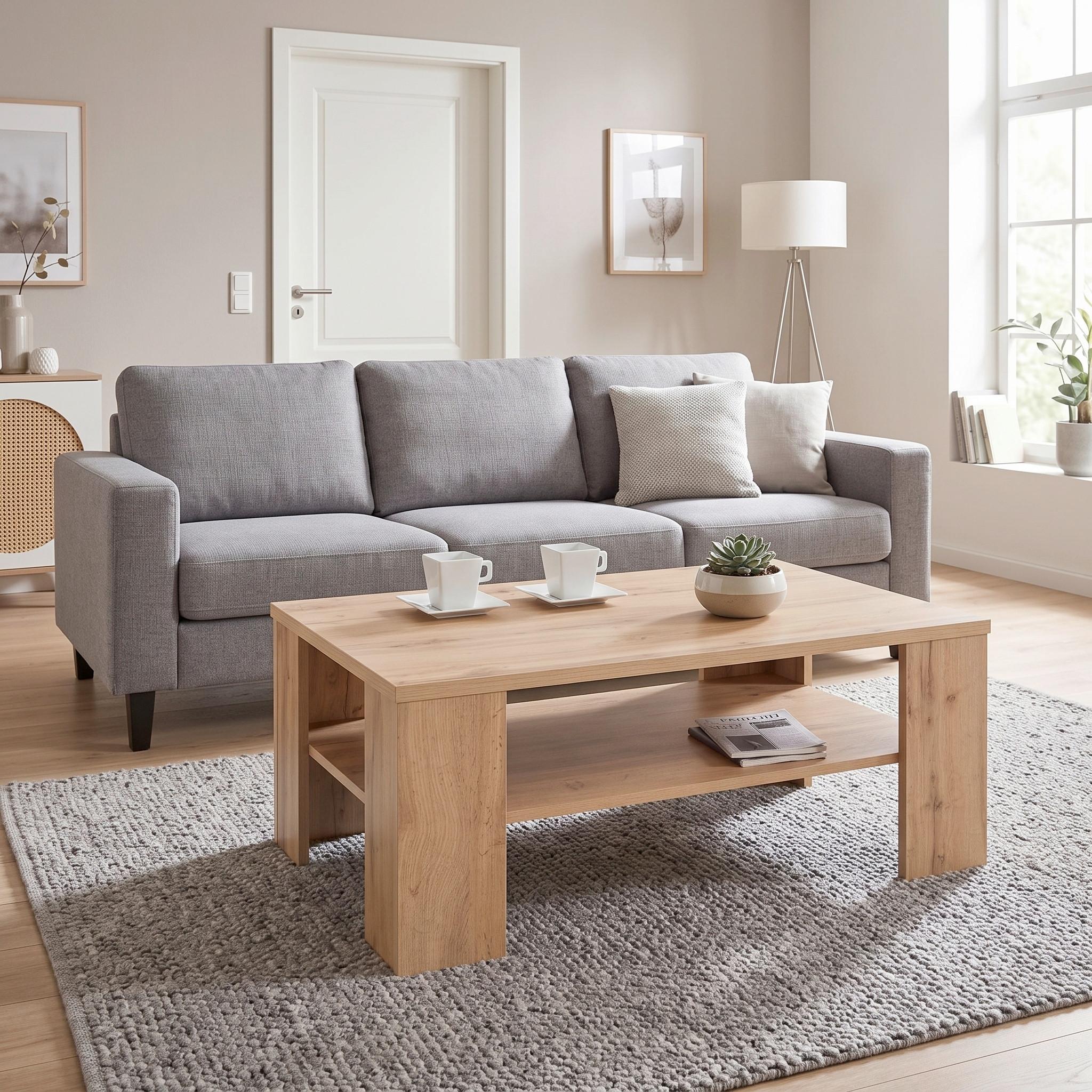 SOFFBORD UMBERTO - ekfärgad, Klassisk, trämaterial (100/63/39cm) - Mömax