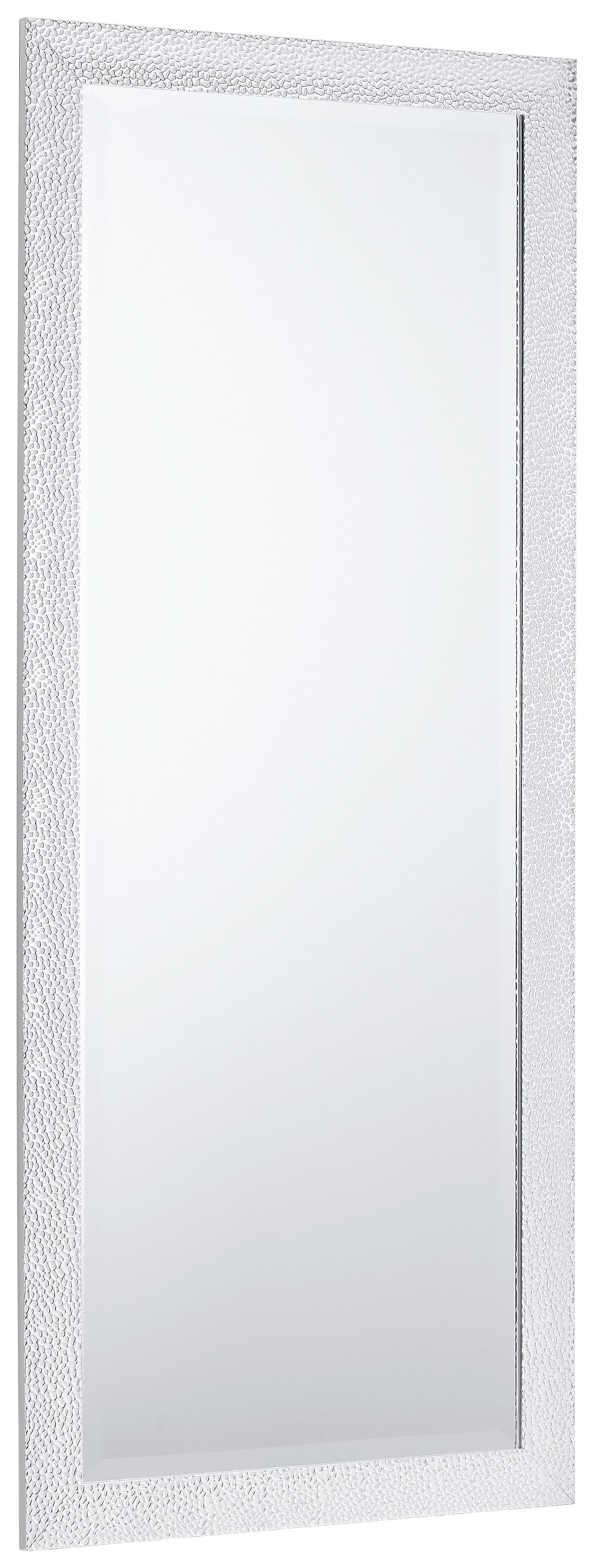 LUSTRO ŚCIENNE MAYA - kolor srebrny, Lifestyle, tworzywo sztuczne/metal (70/170/2cm) - Carryhome