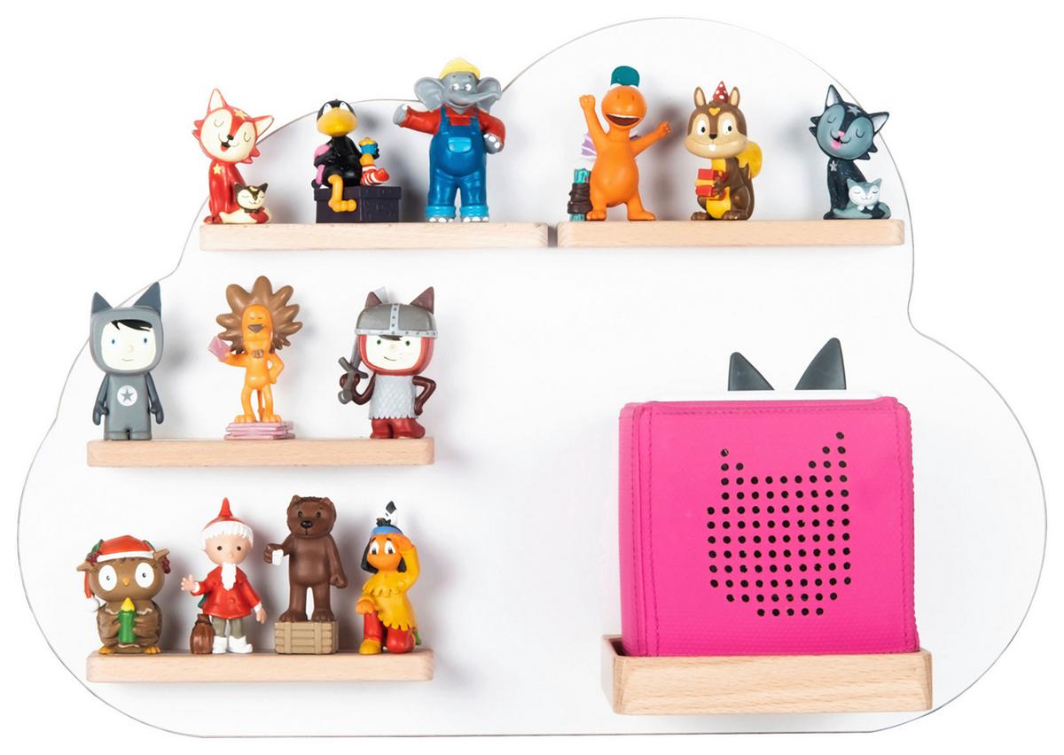 Otroška Polica Boarti, Bela - bela, Moderno, leseni material (48/35/19cm) - MID.YOU