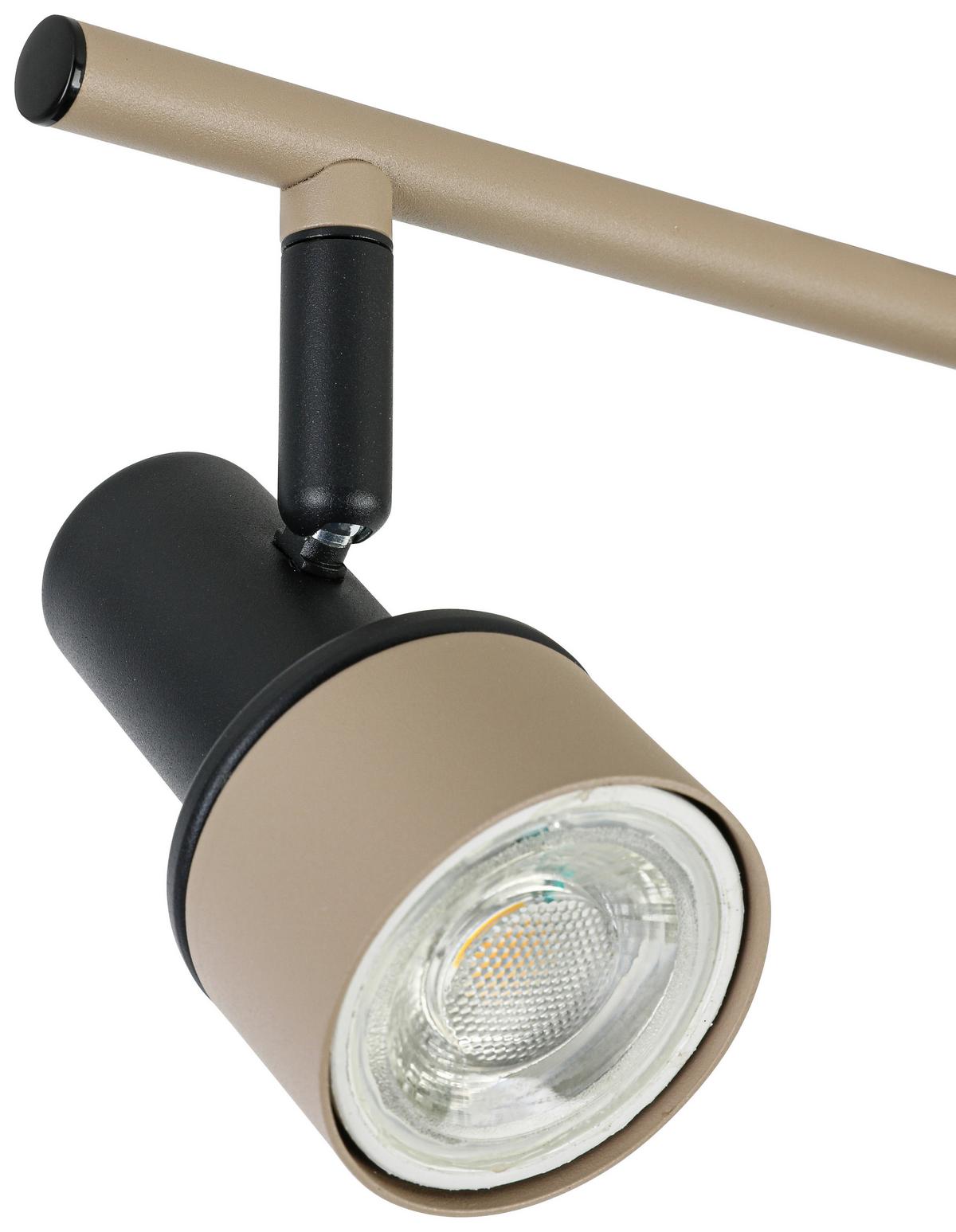 Reflektor Simba - črna/peščene barve, Romantika, kovina/umetna masa (70/9,7/13cm) - Mömax