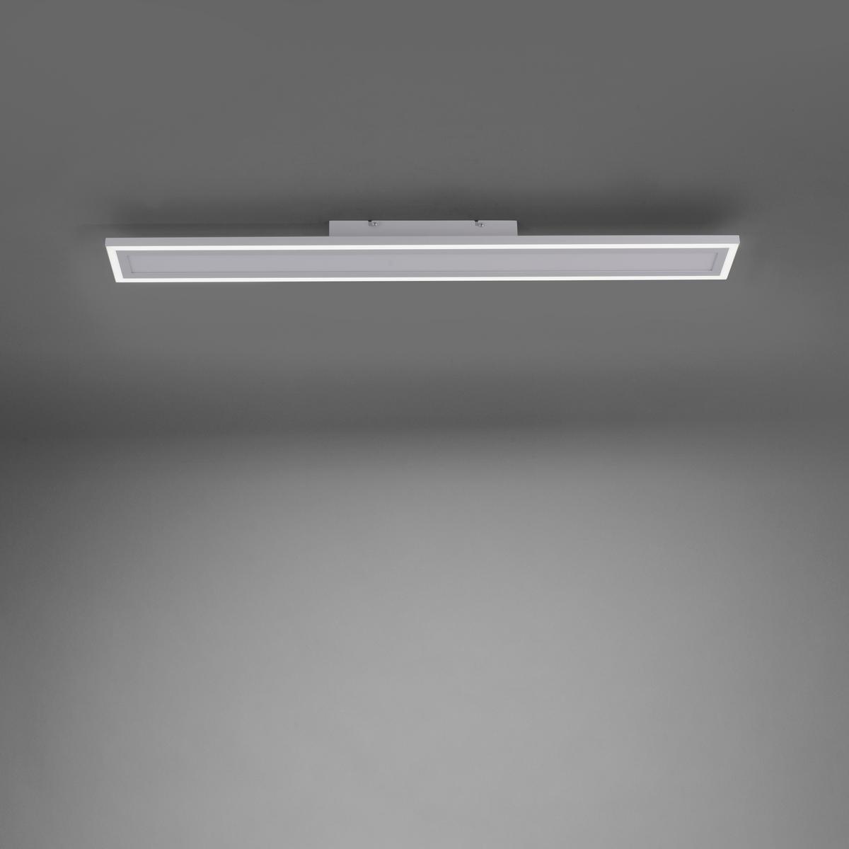 LED-Deckenleuchte Edging max. 35 Watt - Weiß, Basics, Kunststoff/Metall (100/11,8/6cm)