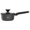 KASTRULL BLACK LINE - klar/svart, Klassisk, metall/glas (18/8,5cm) - Gourmesto