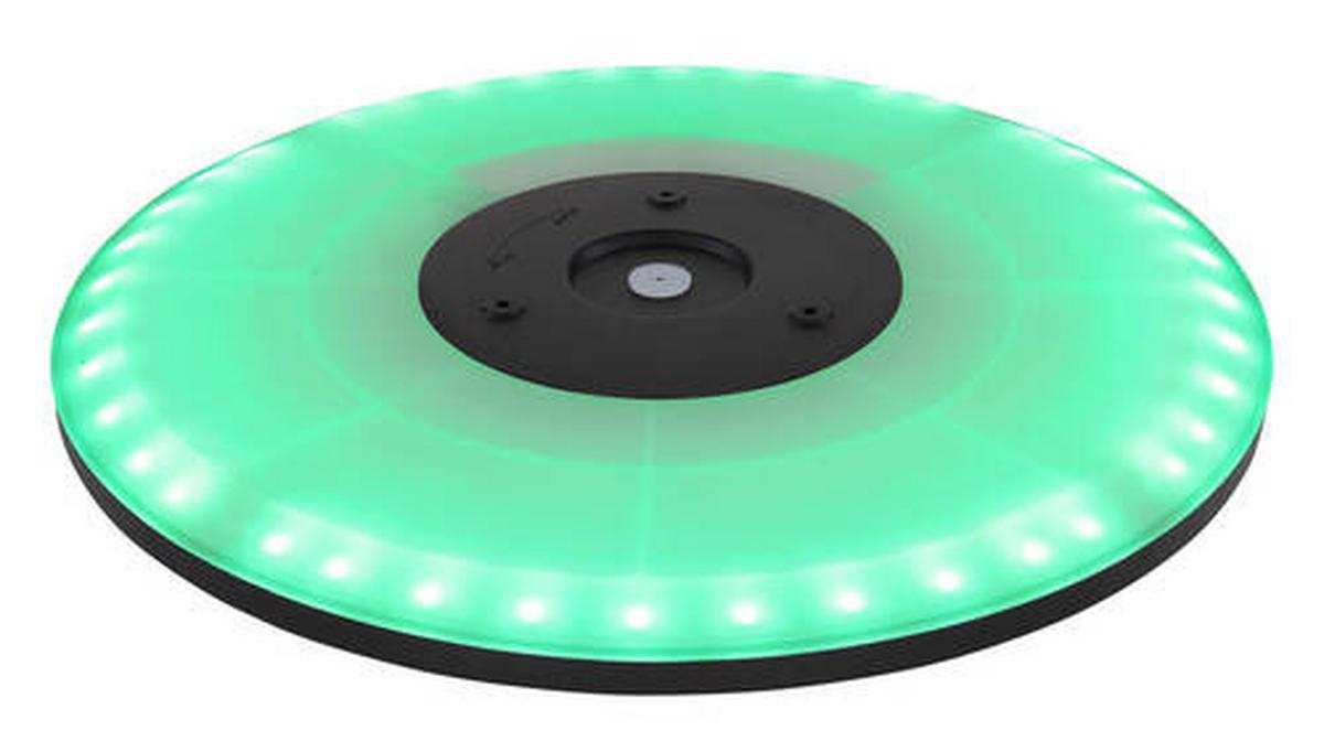 Stropna Led-svetilka Sapana, S Sijalko - črna/bela, Design, umetna masa (42/2,5cm) - Globo