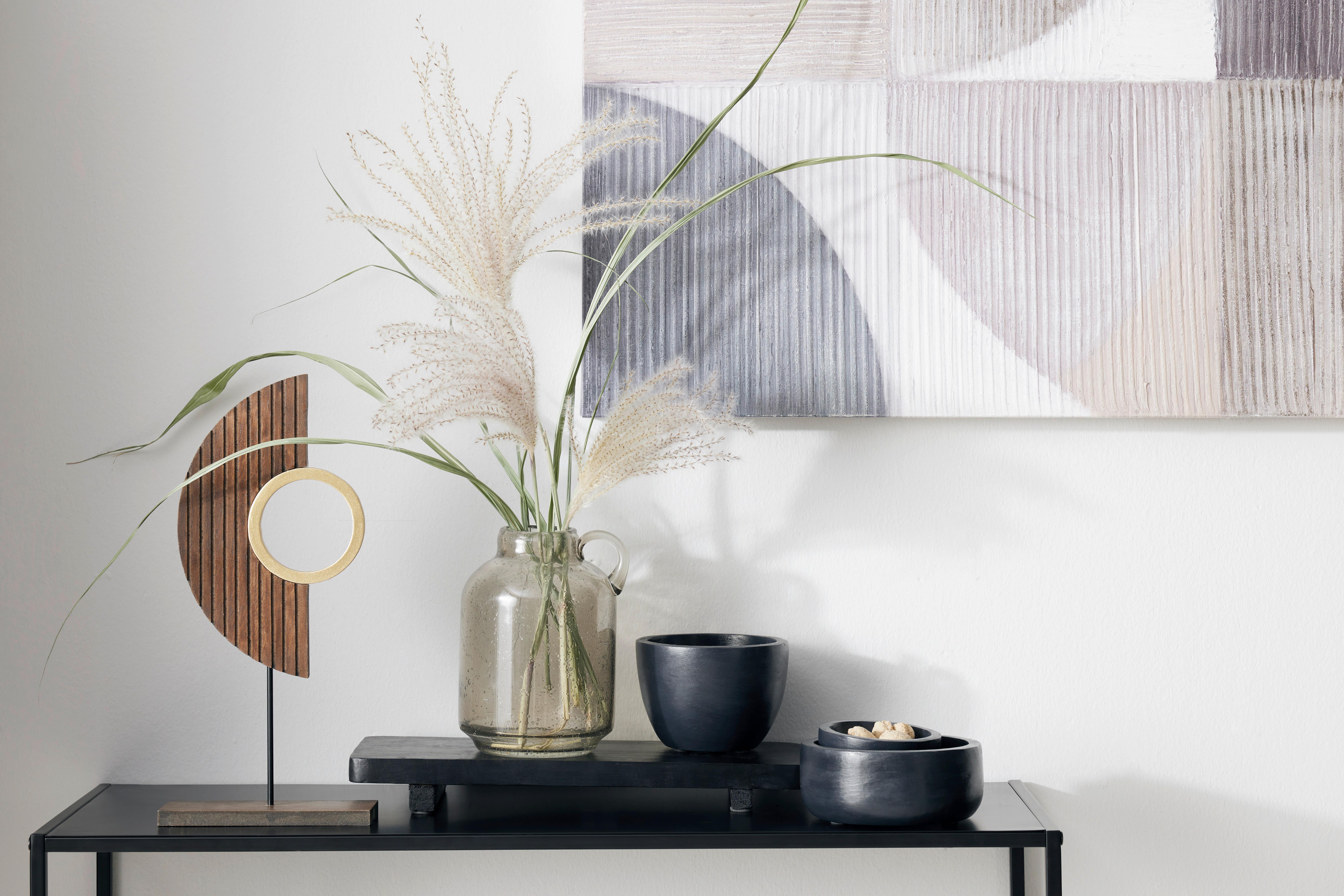 Skulptura Dana - zlate barve/rjava, Basics, les (18/36/6cm) - Modern Living
