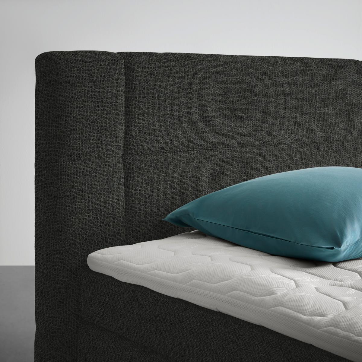 Boxspring Krevet Palace - crna, Konvencionalno, tekstil/plastika (180/200cm) - Premium Living