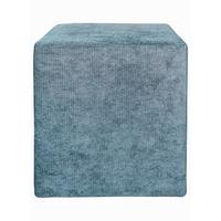Tabure Kub - boje mente/crna, Moderno, drvni materijal/drvo (36/43/36cm) - Modern Living