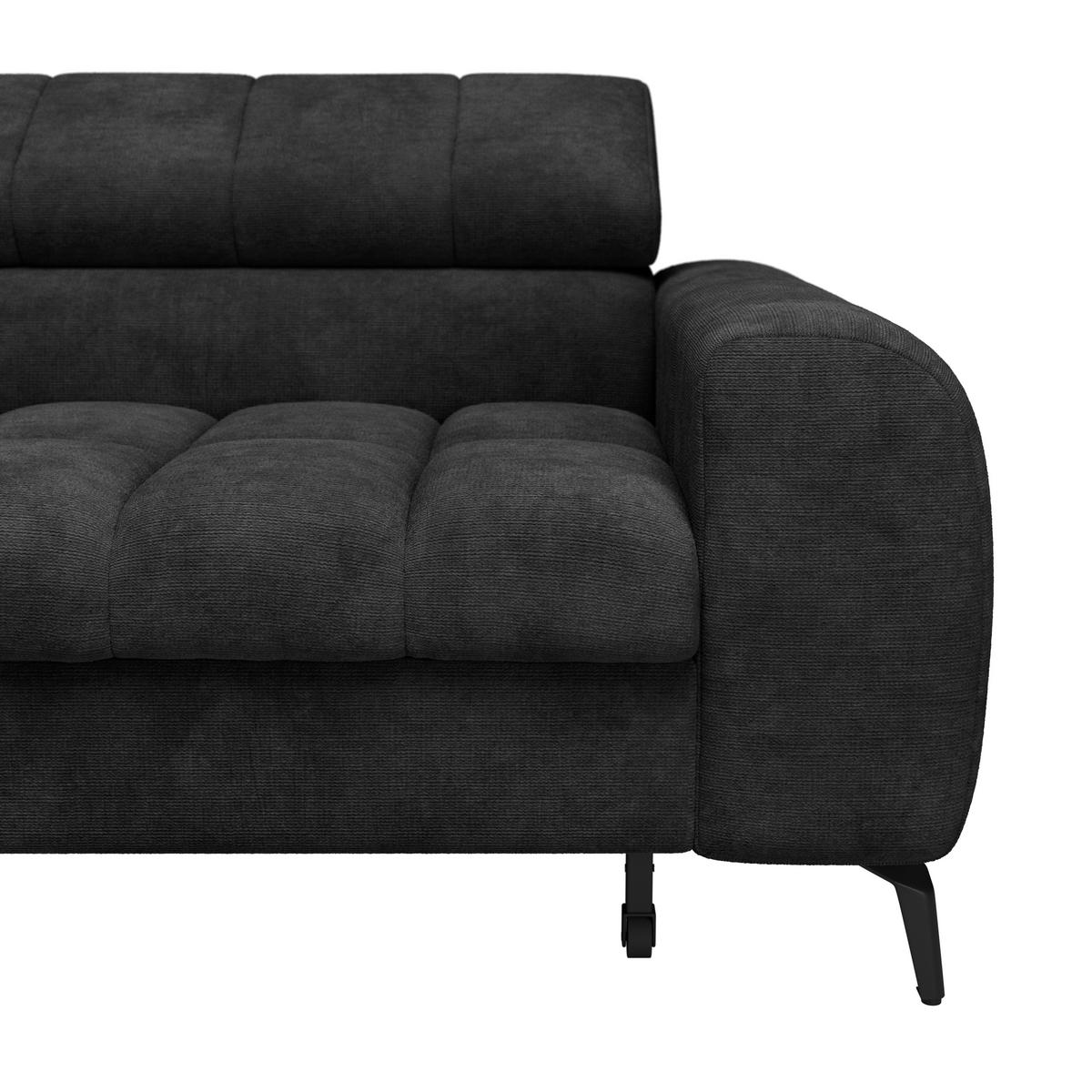 Coltar VOLF - negru, Trend, plastic/textil (203/261cm) - Modern Living