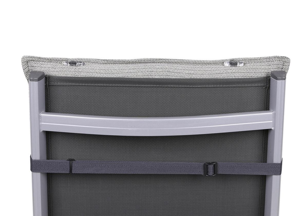 Liegenauflage Grau ca. 60x7x190 cm - Grau, Basics, Textil (60/7/190cm)