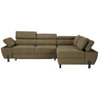 Kutna Garnitura Molina Mini - maslinasto zelena/crna, Moderno, drvni materijal/drvo (277/189cm) - Mömax