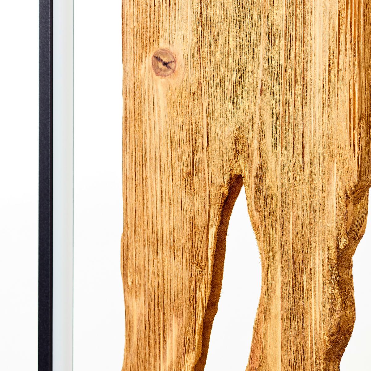 LED-Stehleuchte Braun/Schwarz max. 20 Watt - Schwarz/Braun, Design, Holz/Metall (33/18/120cm) - Brilliant