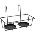 Blumenkastenhalter Lara in Schwarz aus Metall - Schwarz, Basics, Metall (35,5/23,5/22,5cm) Blumenkastenhalter Lara in Schwarz aus Metall - Schwarz, Basics, Metall (35,5/23,5/22,5cm)