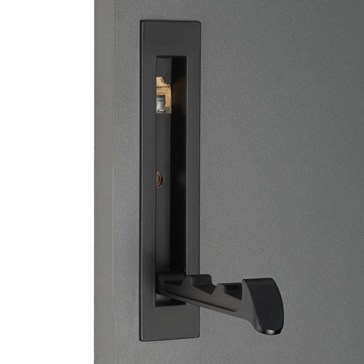 Garderobenpaneel Leony Anthrazit - Anthrazit, KONVENTIONELL, Holzwerkstoff (12/110/1,8cm) - Mömax