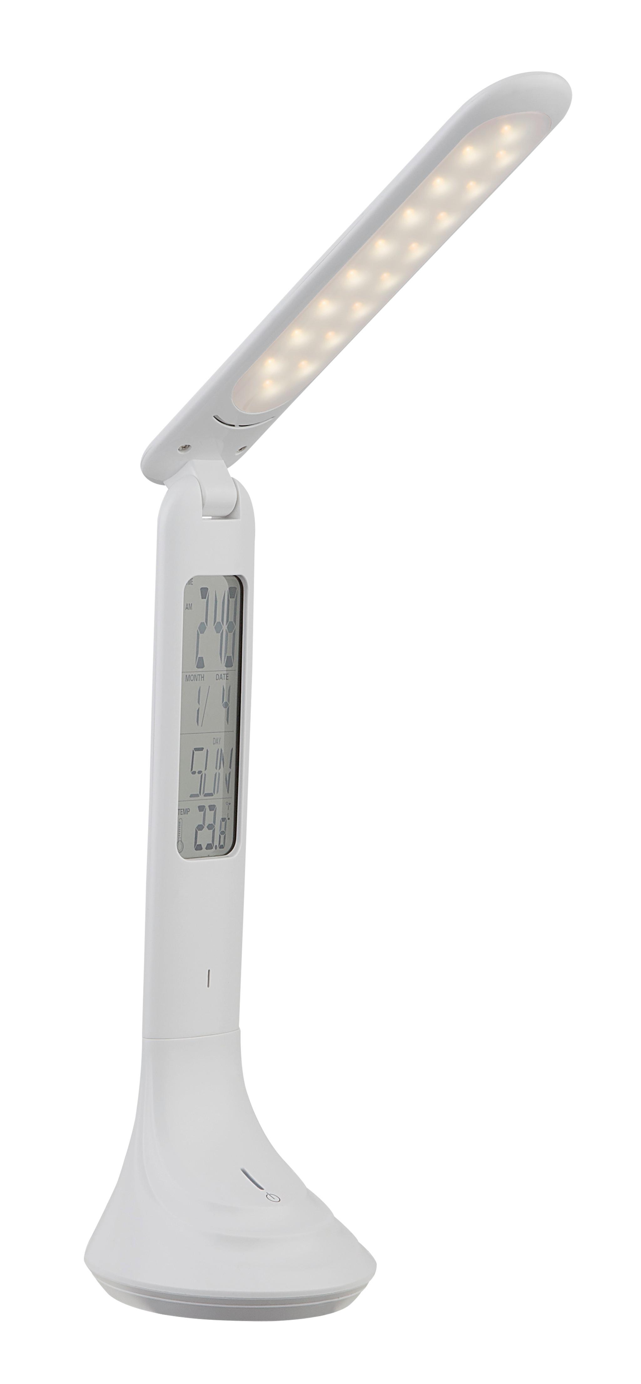 Namizna Led-svetilka Tyrell, S Sijalko - bela, Basics, umetna masa (20/9/42,5cm) - Globo