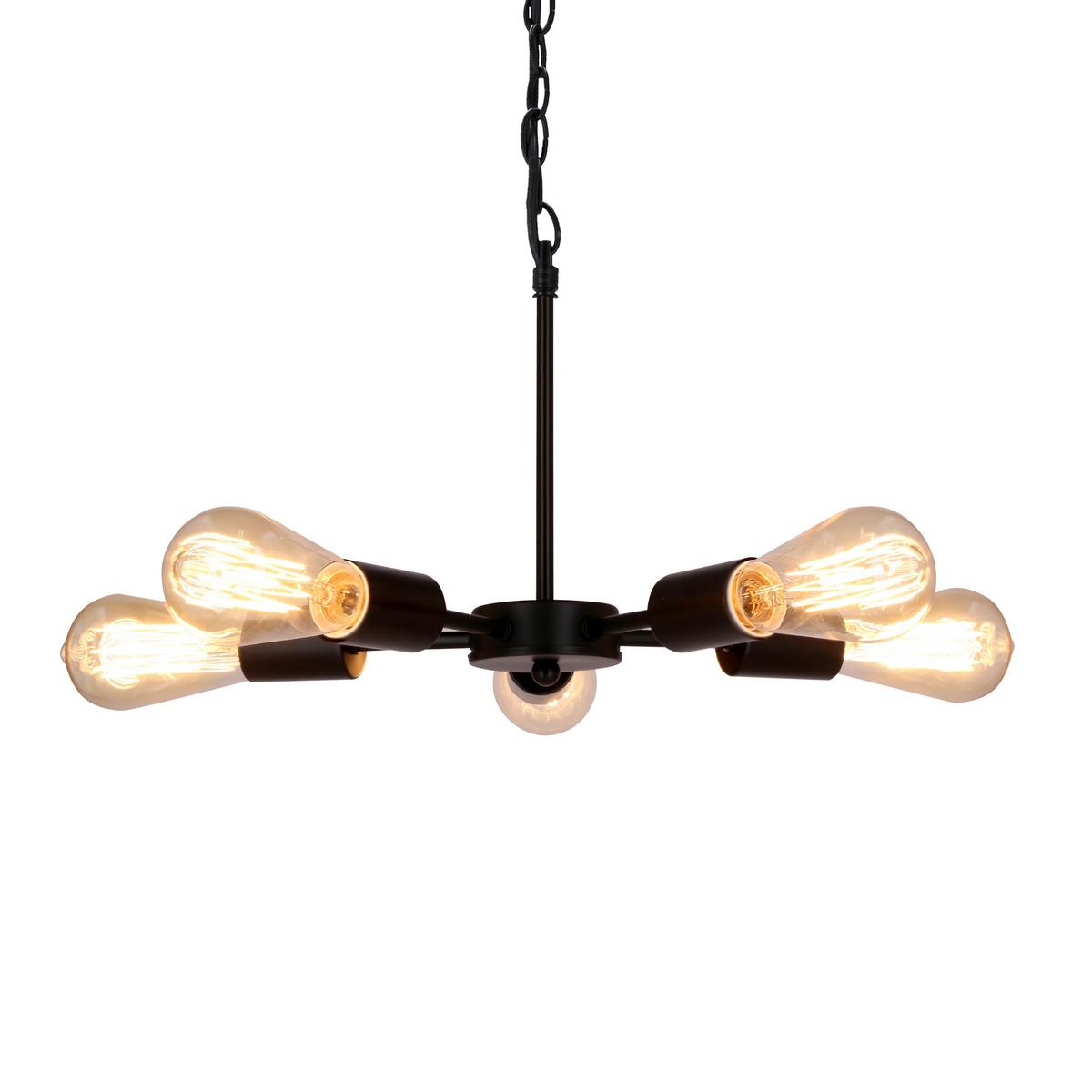 Svjetiljka Viseća 35-09388 Sparta - crna, Design, metal (36/36/105cm)