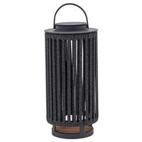 LAMPA SOLARNA LUMIN - antracytowy/ciemnoszary, Design, tworzywo sztuczne/metal (21,5/45/21,5cm) - Ambia Garden