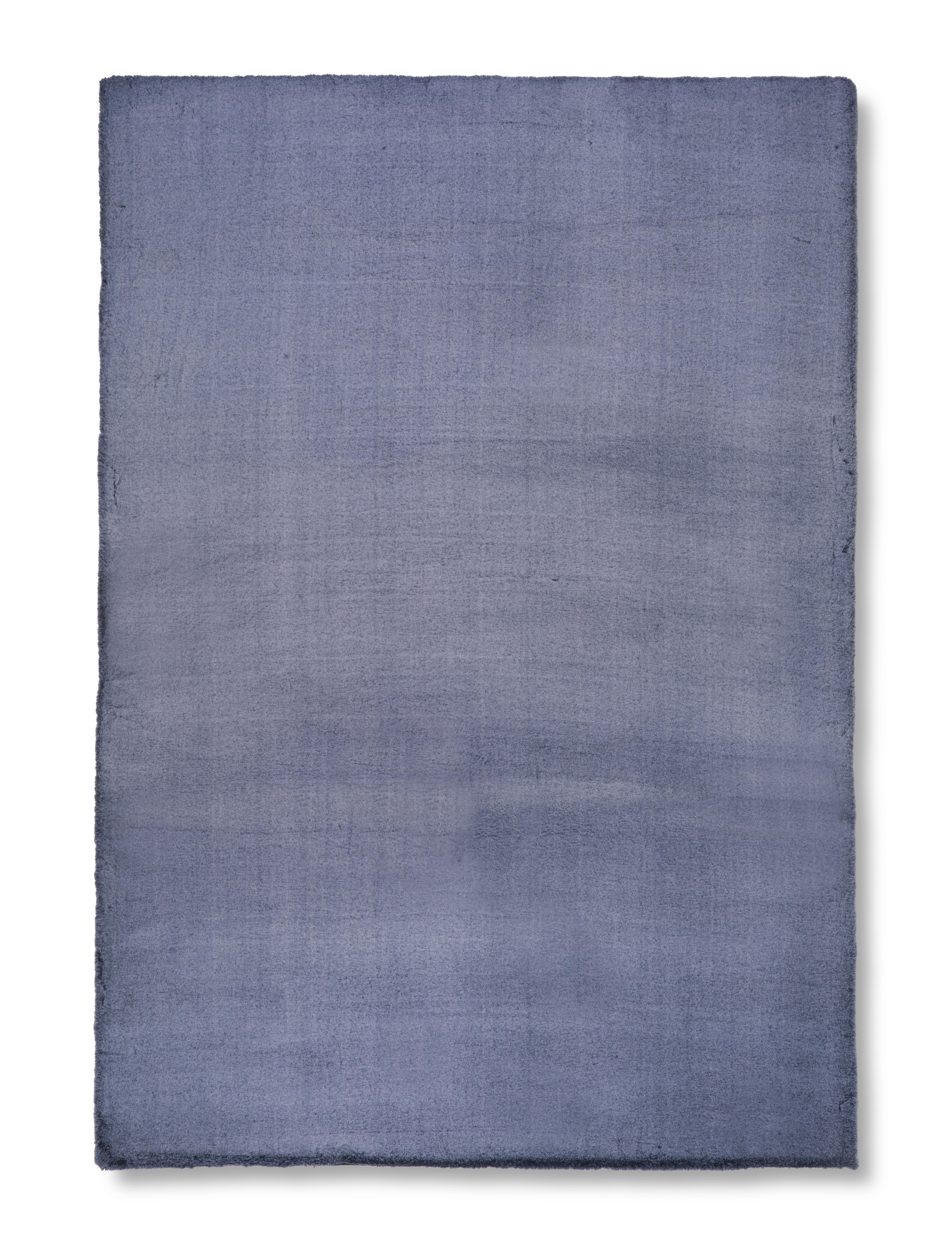 Kunstfell Denise 1 in Anthrazit ca. 80x150cm - Anthrazit, ROMANTIK / LANDHAUS, Textil/Fell (80/150cm) - Modern Living