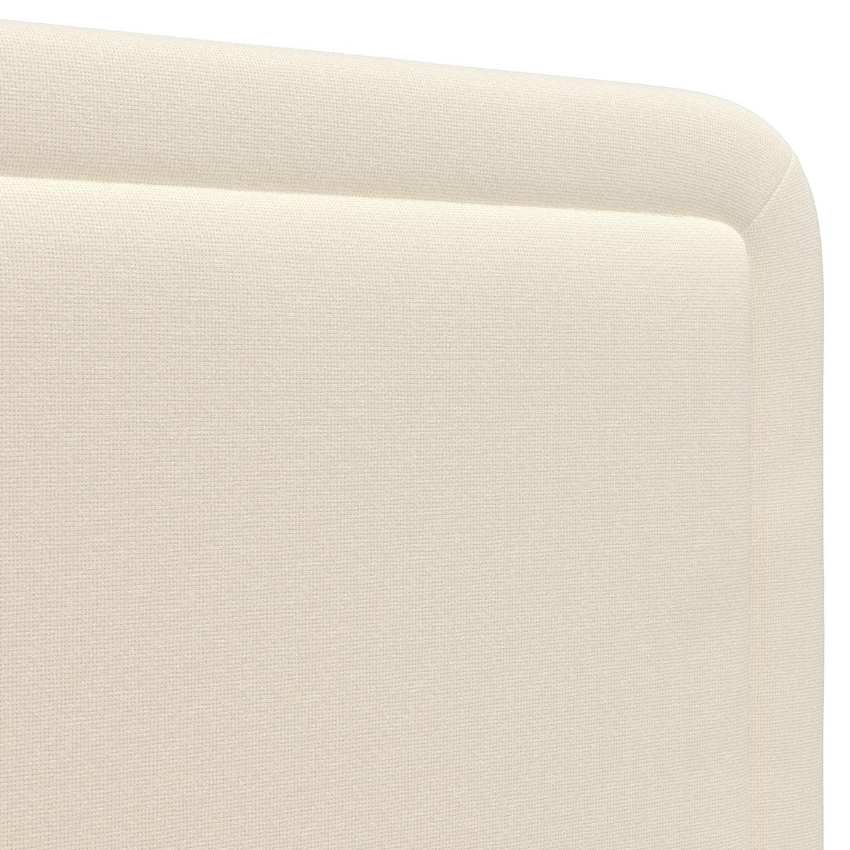 Polsterbett Xirelia Elfenbein ca. 160x200 cm - Elfenbein/Eichefarben, MODERN, Holz/Textil (160/200cm) - Bessagi Home