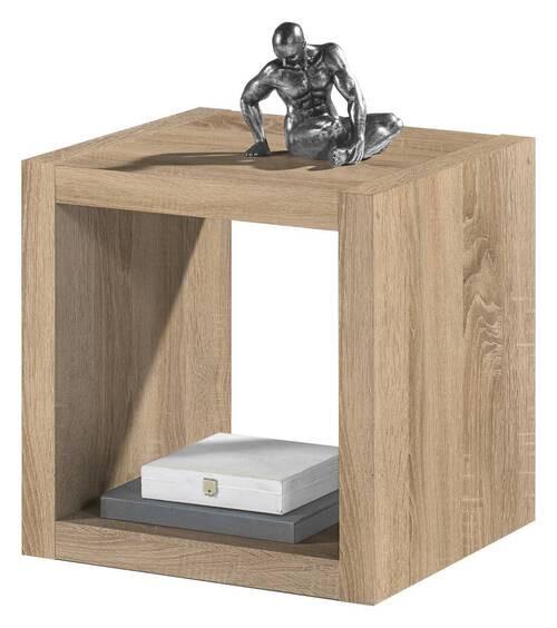 Stolić/polica Style - hrast Sonoma, Konvencionalno, drvni materijal (41/41/38cm) - Modern Living