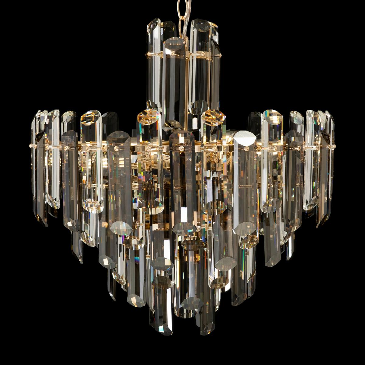 Pendelleuchte Flare Goldfarben max. 40 Watt - Goldfarben, Basics, Glas/Metall (48,8/49,3/48,8cm) - MAYTONI