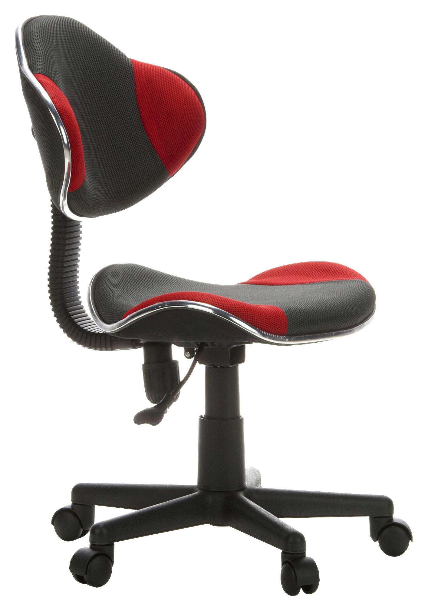 Jugenddrehstuhl Kiddy GTI 2 ca. 45x86-101x42 cm Rot,Grau - Rot/Grau, Basics, Kunststoff (45/86-101/42cm) - MID.YOU