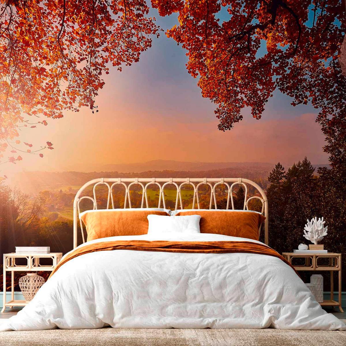 Fototapeta Autumn Delight, 350x245cm - večbarvno, Basics, tekstil (350/245cm) - artgeist