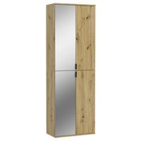 Garderobenschrank Projekt X ca. 60x193 cm Artisan Eiche - Grau, KONVENTIONELL, Holzwerkstoff/Kunststoff (60/193/34cm) - MID.YOU