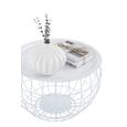 Beistelltischset in Weiß, 3-teilig - Weiß, Metall - MÖMAX modern living