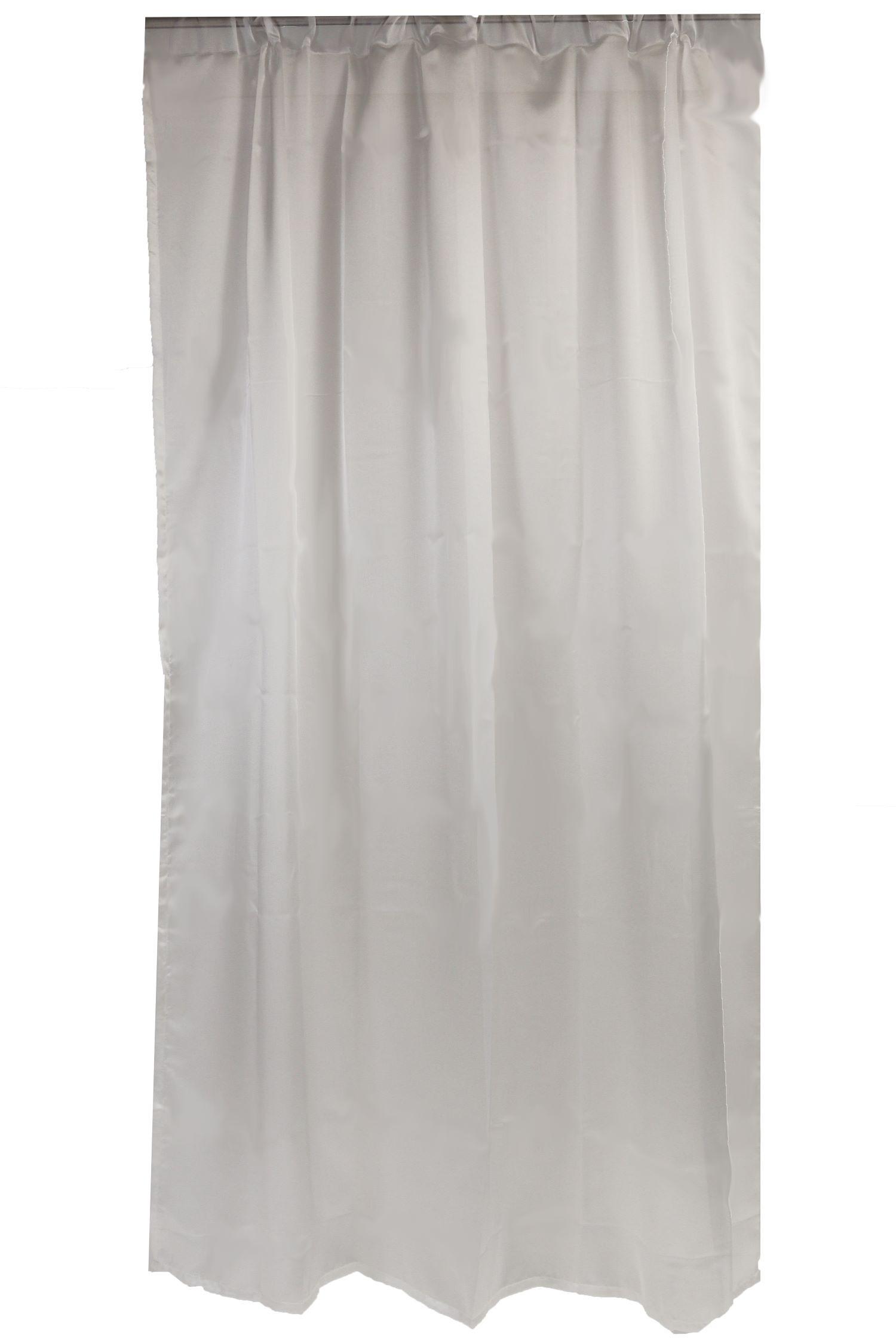 Draperie gata confecționată 91196 - alb, textil (140/240cm)