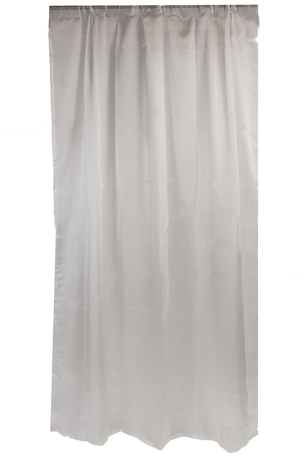 Draperie gata confecționată 91196 - alb, textil (140/240cm)