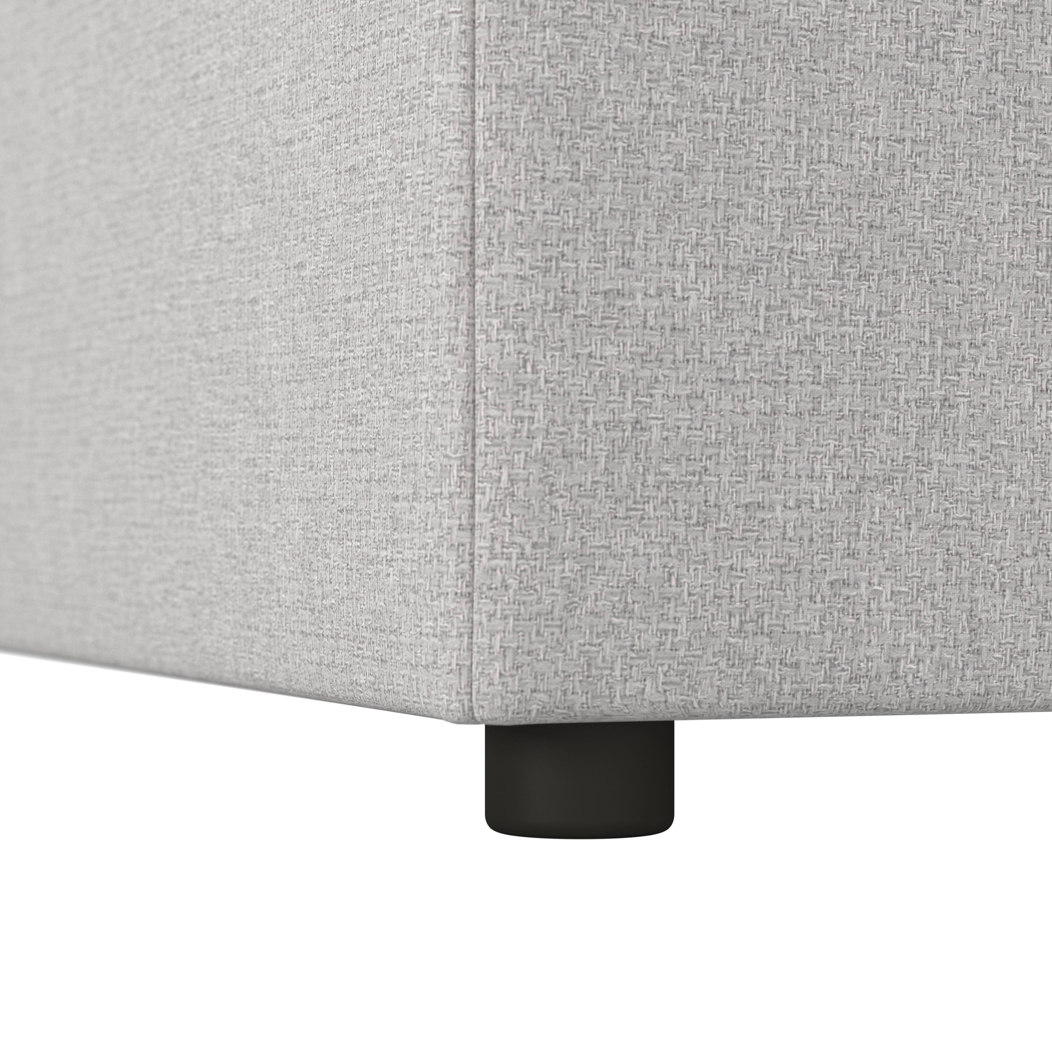 BOXSÄNG MARCO - ljusgrå/svart, Modern, trä/textil (140/200cm) - Bessagi Home