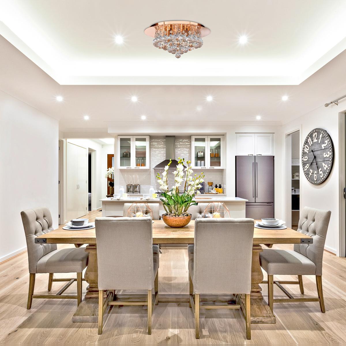 Mennyezeti Lámpa 3404-4go Hanna - aranyszínű, Konventionell, üveg/fém (35/18cm)