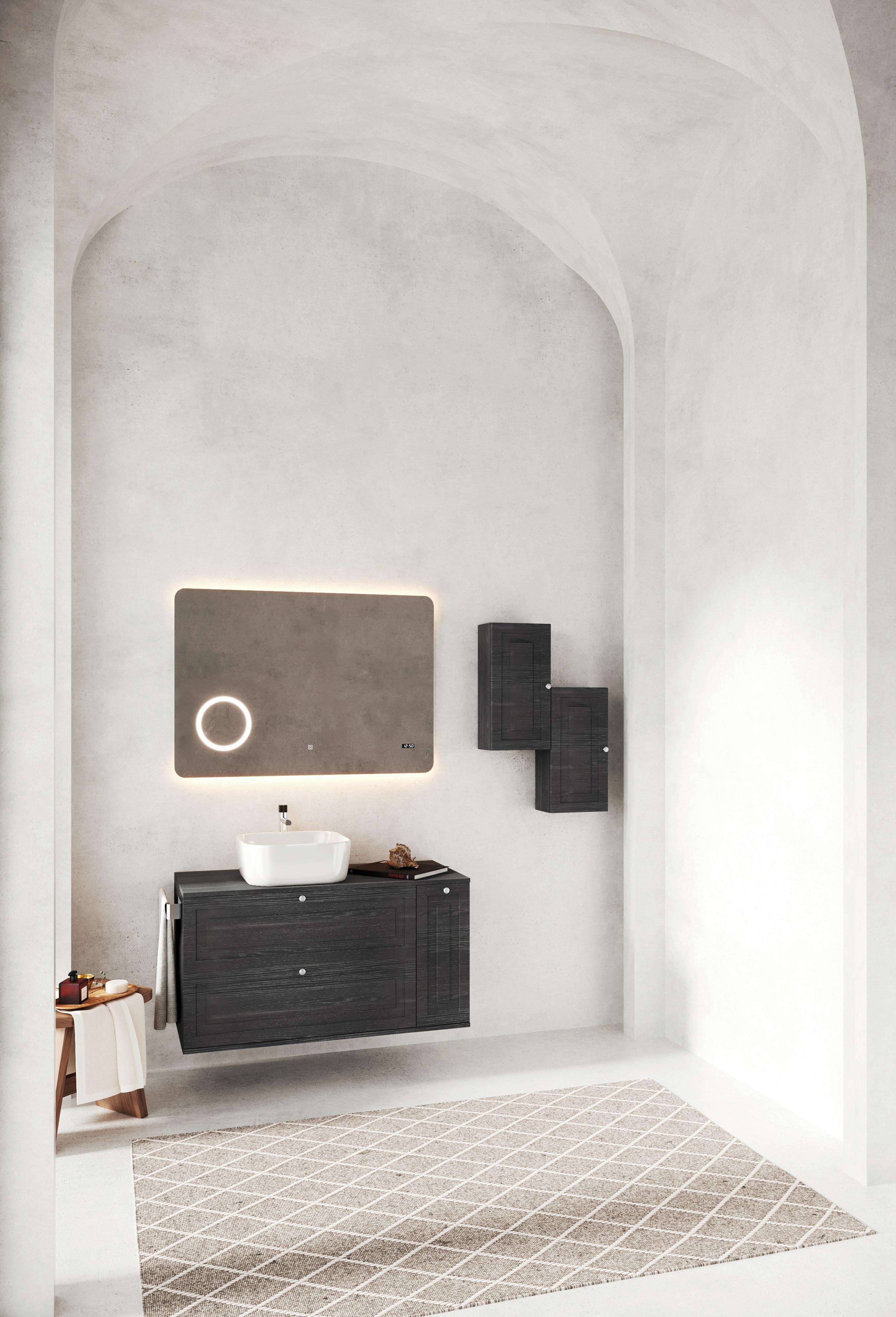 Lavoar Michelangelo - alb, Modern, ceramică (39/14/39cm)