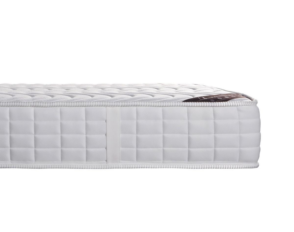 Taschenfederkernmatratze Dreamliner H3 ca. 200x200cm - Weiss, Textil (200/200cm) - Nadana