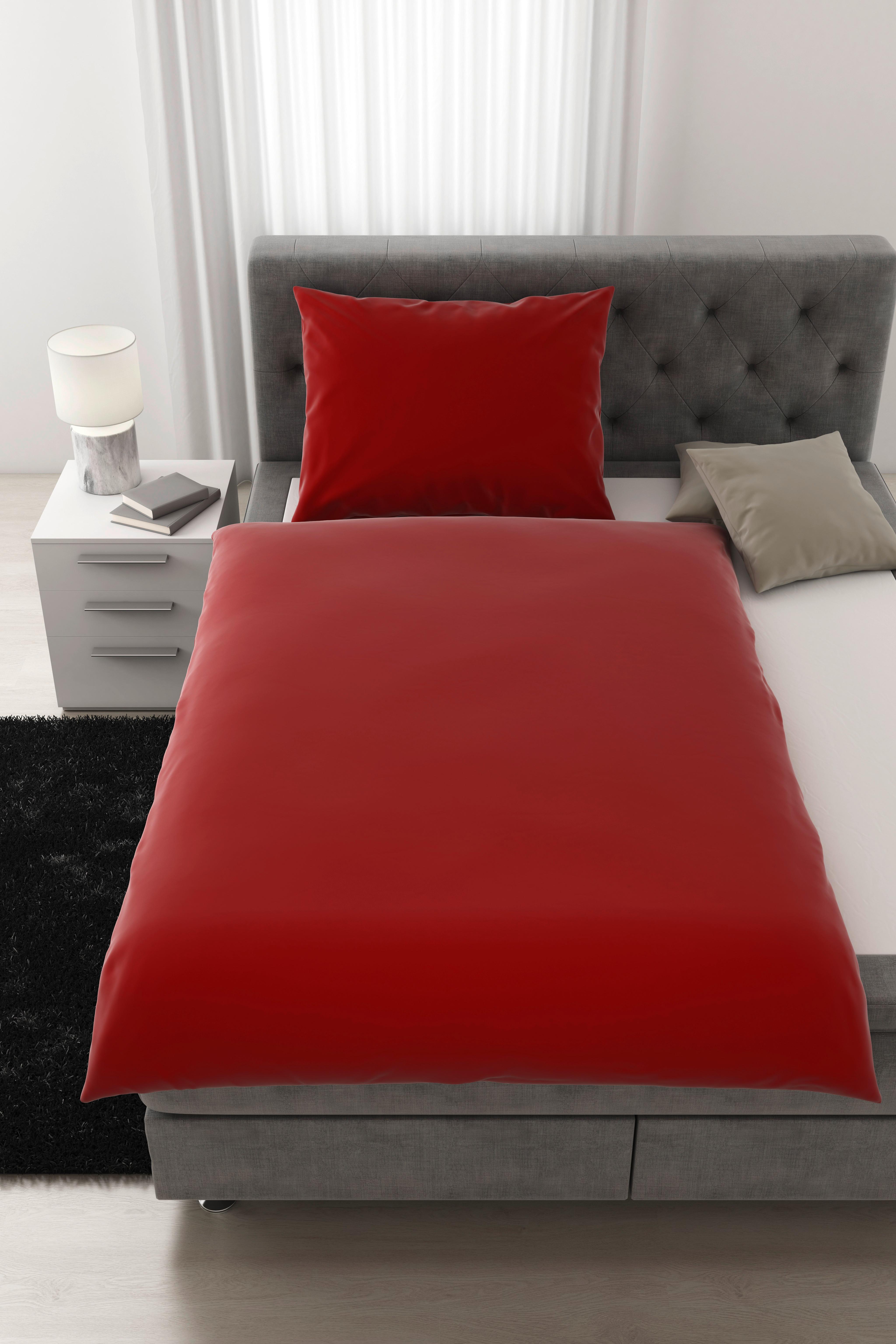 Ágyneműhuzat-garnitúra Alex Uni - terrakotta, Modern, textil (140/200cm) - Premium Living
