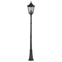 Vanjska Podna Svjetiljka Cotsln - crna, Konvencionalno, staklo/metal (30.5/257cm) - Elstead Lighting