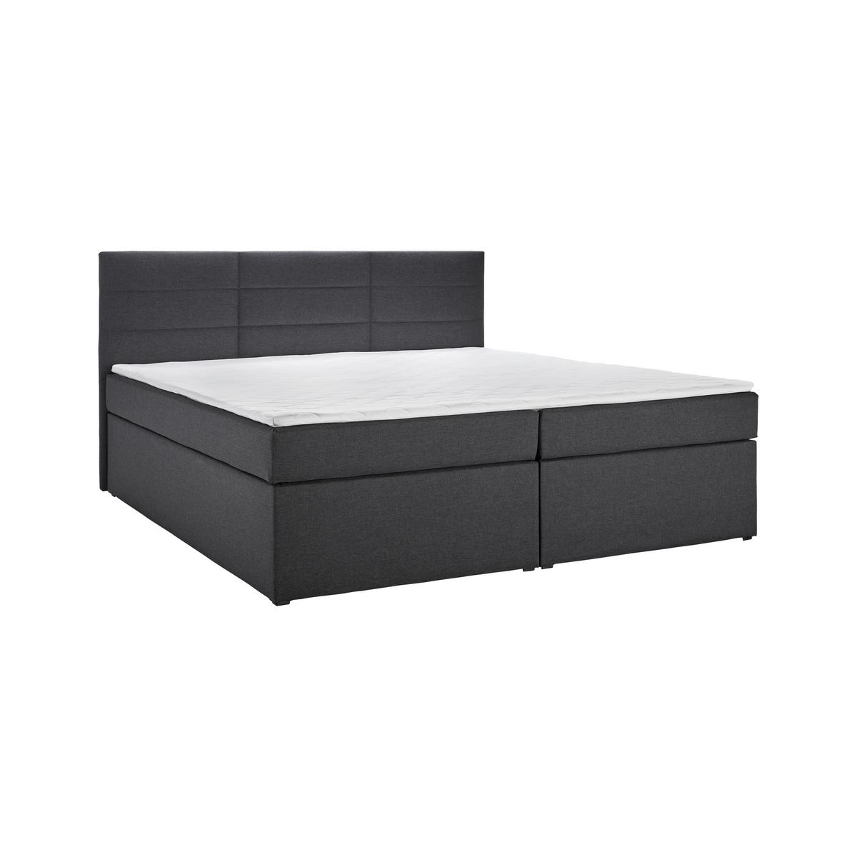 Box Krevet Lisa - tamno siva, Moderno, drvni materijal/tekstil (180/200cm) - Bessagi Home