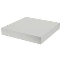Poliță de perete ANJA -SB- - culoare aluminiu, Modern, material pe bază de lemn (23,5/3,8/23,5cm) - Modern Living