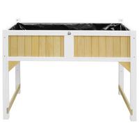 WYSOKA GRZĄDKA AXI HOCHBEET - czarny/biały, Konventionell, drewno (54/94/120cm)