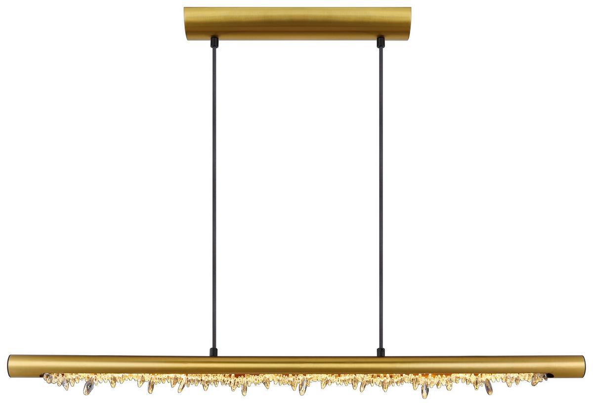 Svjetiljka Viseća 15354-15mm Felicitas - boje mjeda/prozirno, Basics, metal/plastika (100/8/150cm) - Globo