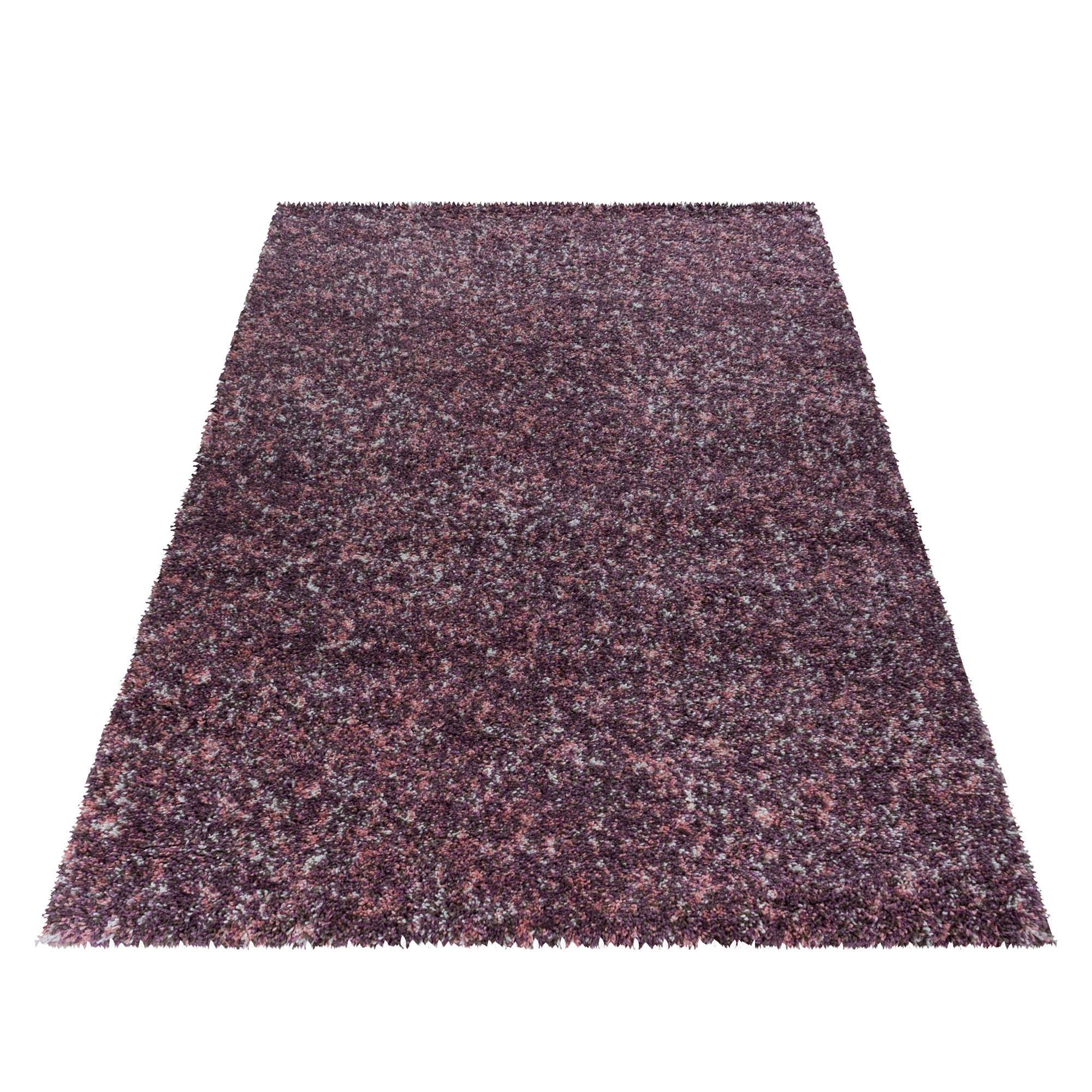Shaggy Enjoy Pink ca. 80x250cm - Pink, KONVENTIONELL, Textil (80/250cm) - Novel