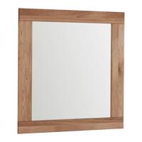 Spiegel Lola in Wildeiche - Wildeiche, Lifestyle, Glas/Holz (80/80/2cm) - ecoTree